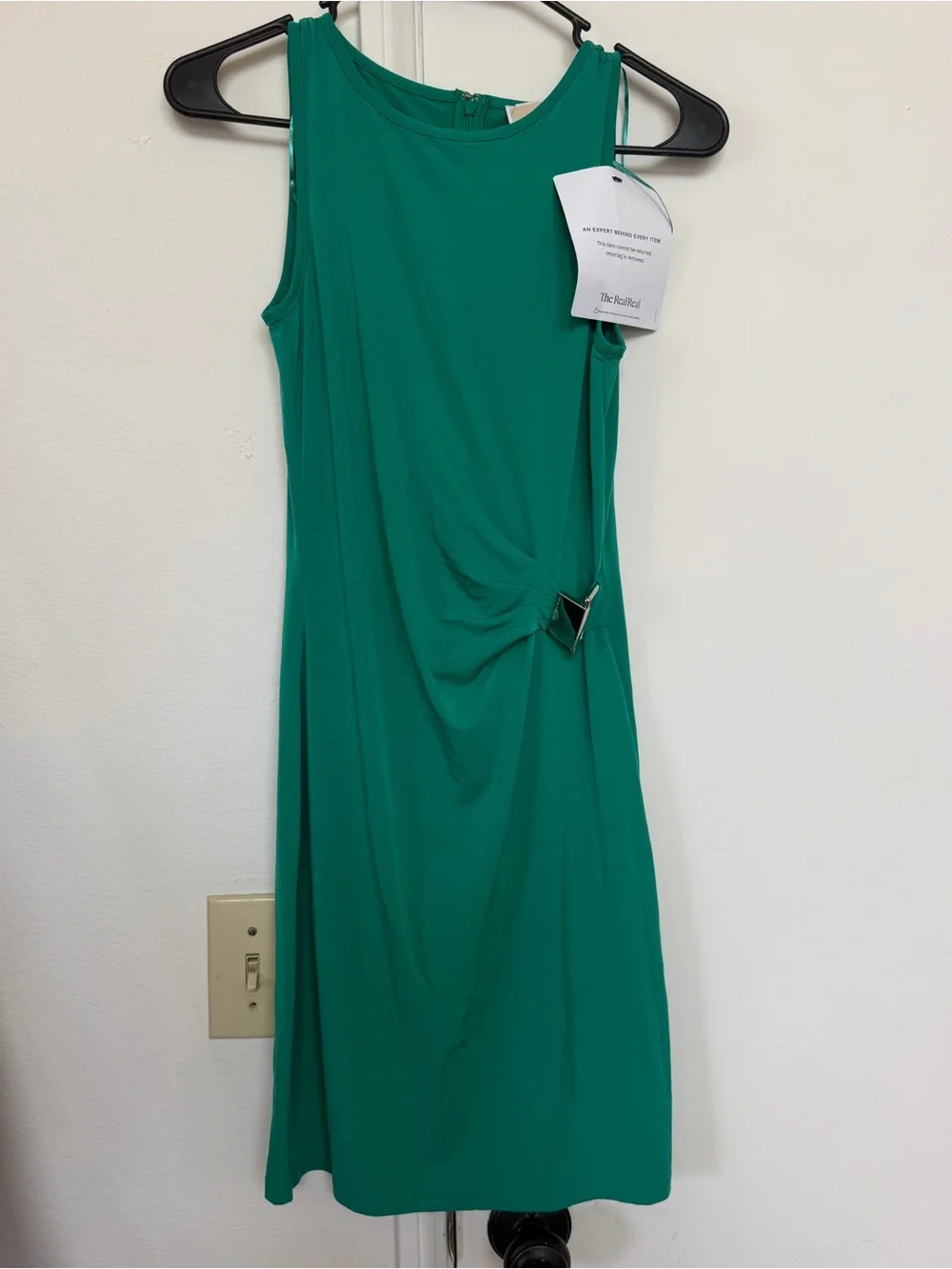 MK Sleeveless Emerald Green Dress